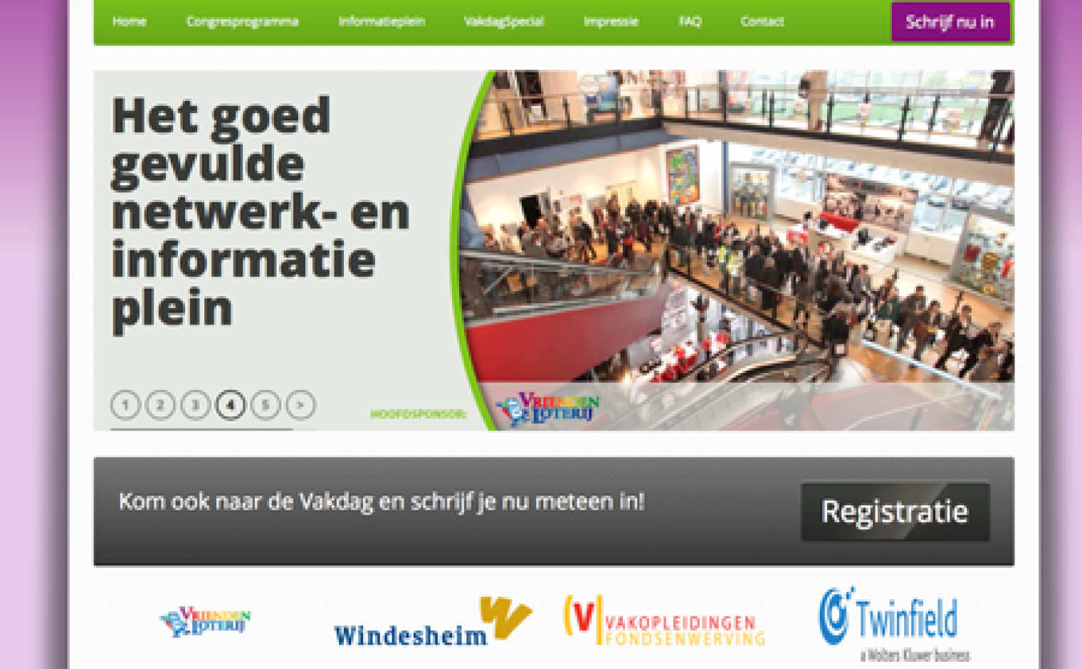 Screen shot vakdagfondsenwerving.nl
