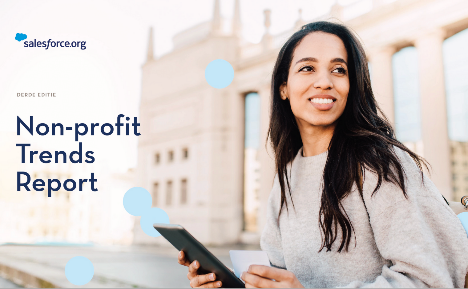 Cover van het Non-profit Trends Report van Salesforce.