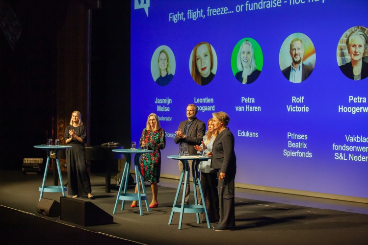 Slotpanel Vakdag 2025: Jasmijn Melse, Petra van Haren, Rolf Victorie, Leontien Boogaard, Petra Hoogerwerf (vlnr) (C) Anneke Troost