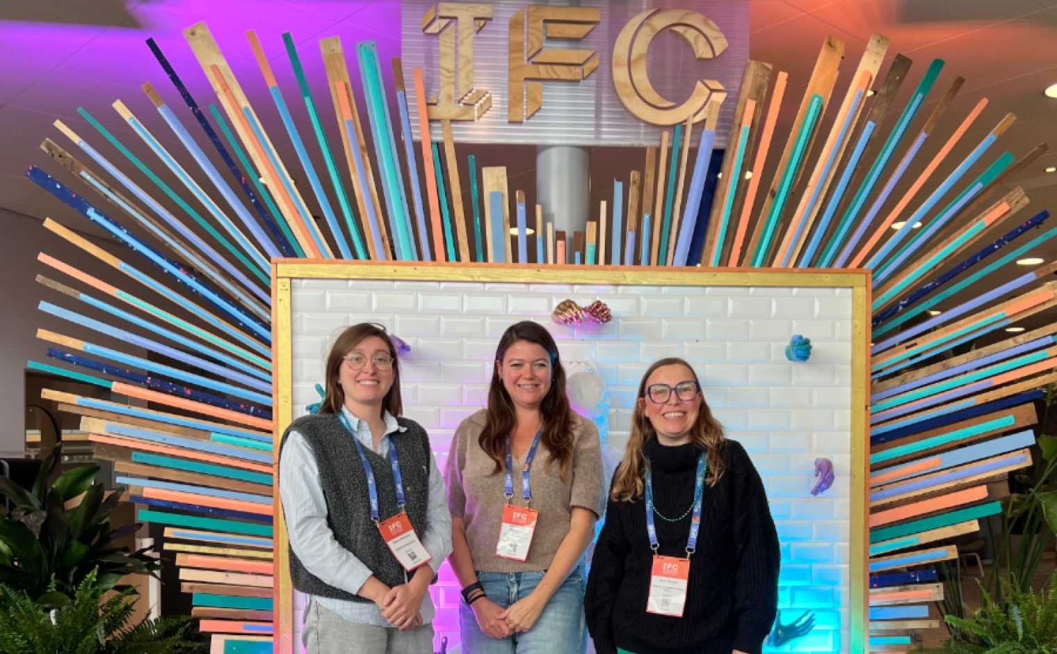 Het team fondsenwerving van HOGENT op IFC 2025.