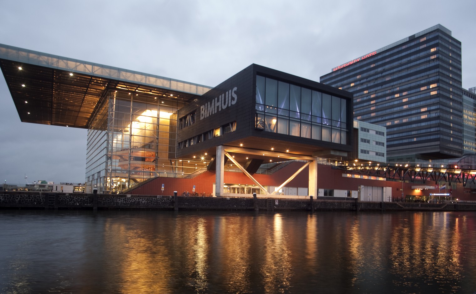 Jazzpodium BIMHUIS, aan het IJ in Amsterdam.