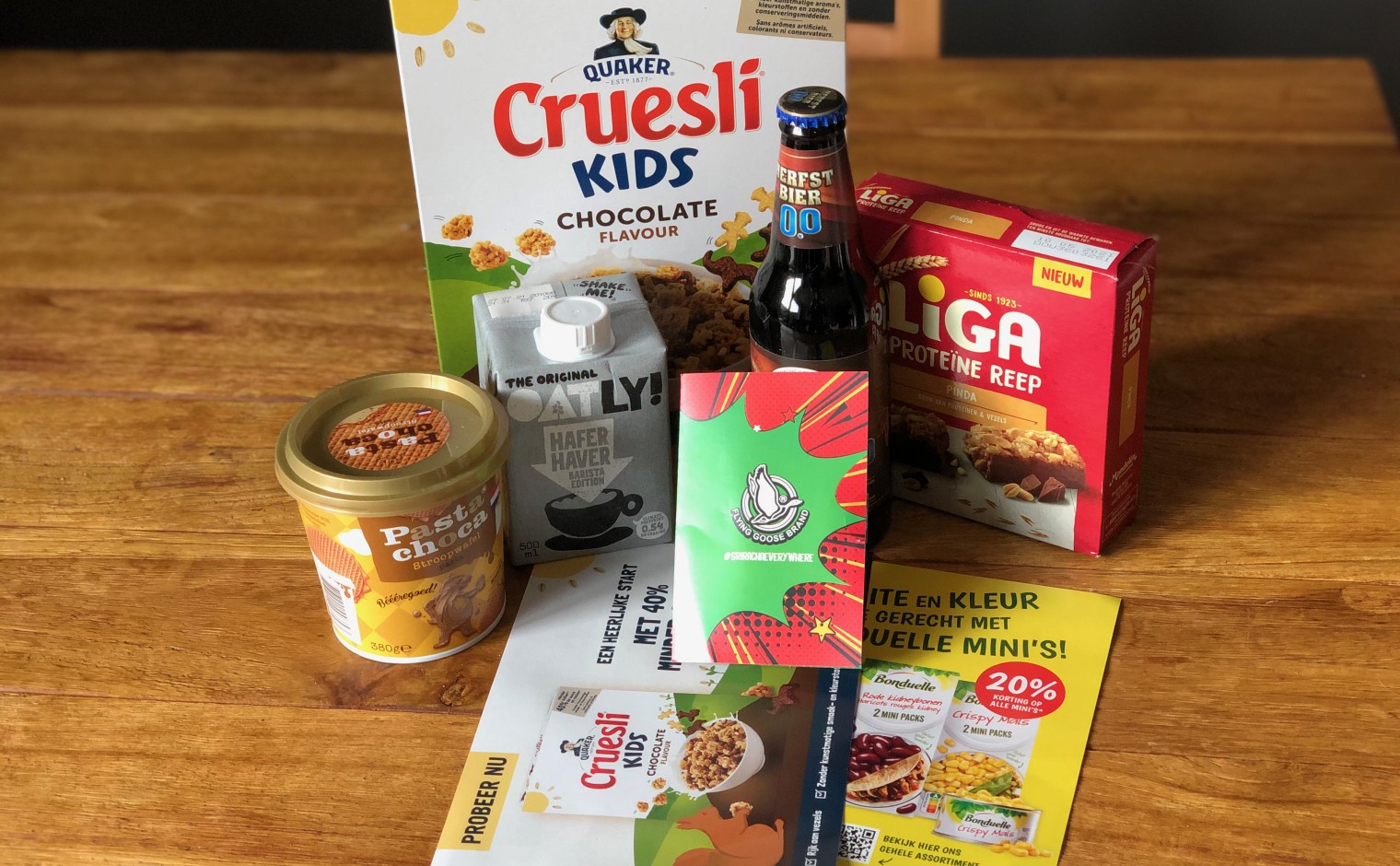 Promotieproducten ontvangen bij het doen van online boodschappen bij Jumbo.
