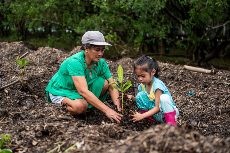 Grace beschermt de mangrovebossen op Mindanao (Filipijnen) (C) VSO
