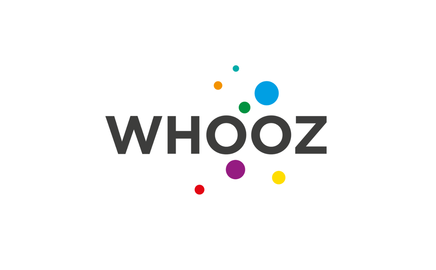 Logo van Whooz, hoofdsponsor van de Vakdag fondsenwerving 2022.